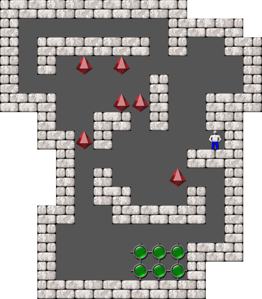 Sokoban Simple collection level 56